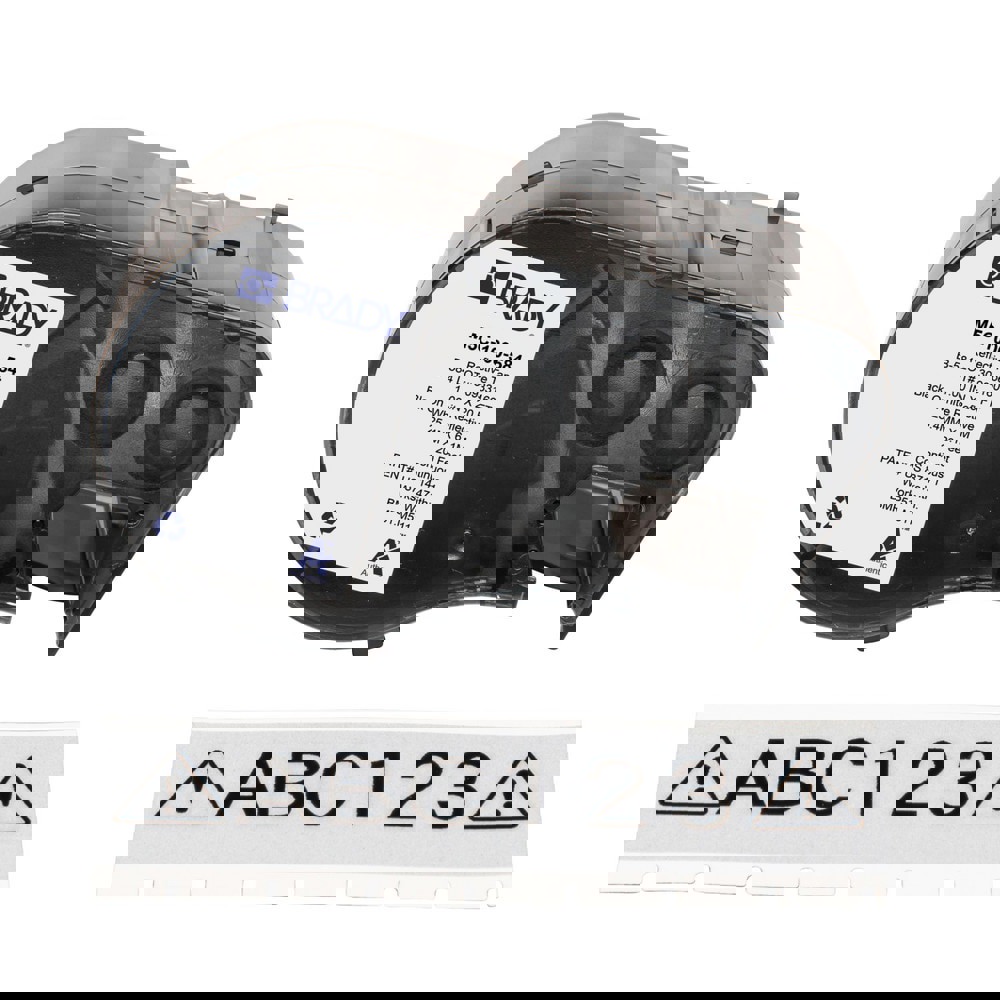 Labels, Ribbons & Tapes; Application: Label Printer Cartridge ; Type: Label Printer Cartridge ; Color Family: White ; Color: Black on White ; For Use With: BMP51; BMP53; M511 ; Width (Inch): 1